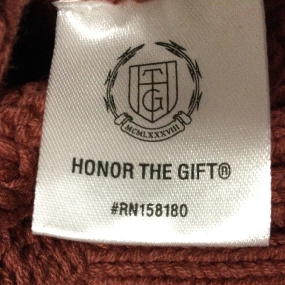 Honor the Gift Cable Knit Jumper Sweater Men’s Size XL - Picture 6 of 8